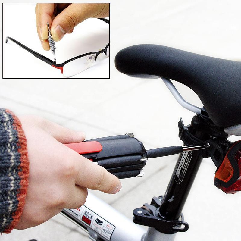 8-in-1 Multi-Tool Screwdriver with LED