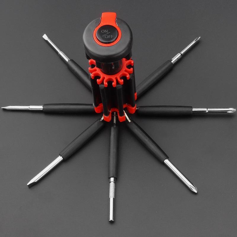 8-in-1 Multi-Tool Screwdriver with LED