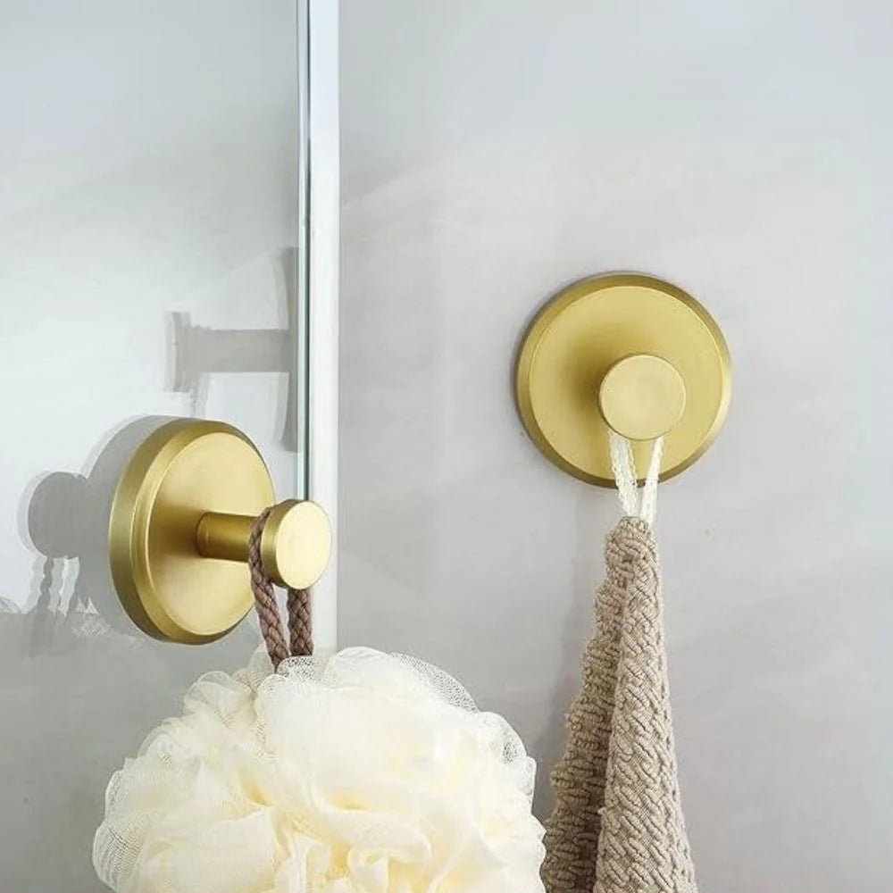 Crochets muraux de qualité supérieure - Fixation ultra-résistante sans perçage (2+2 GRATUITS)